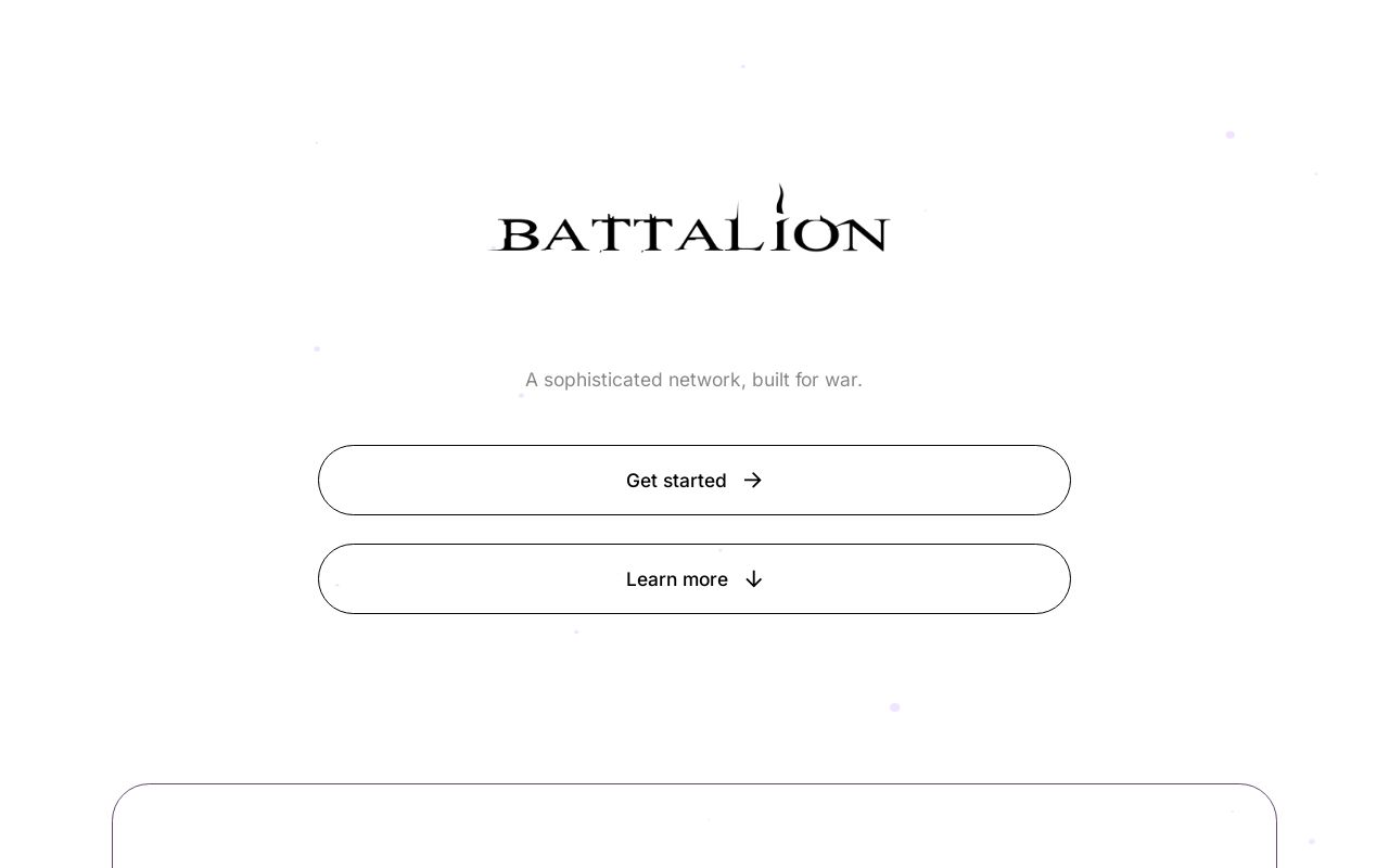 Carrd profile picture for @battalion